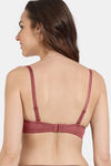 Zivame Push-Up Wired Coverage T-Shirt Bra - Dusty Cedar — thumbnail 2